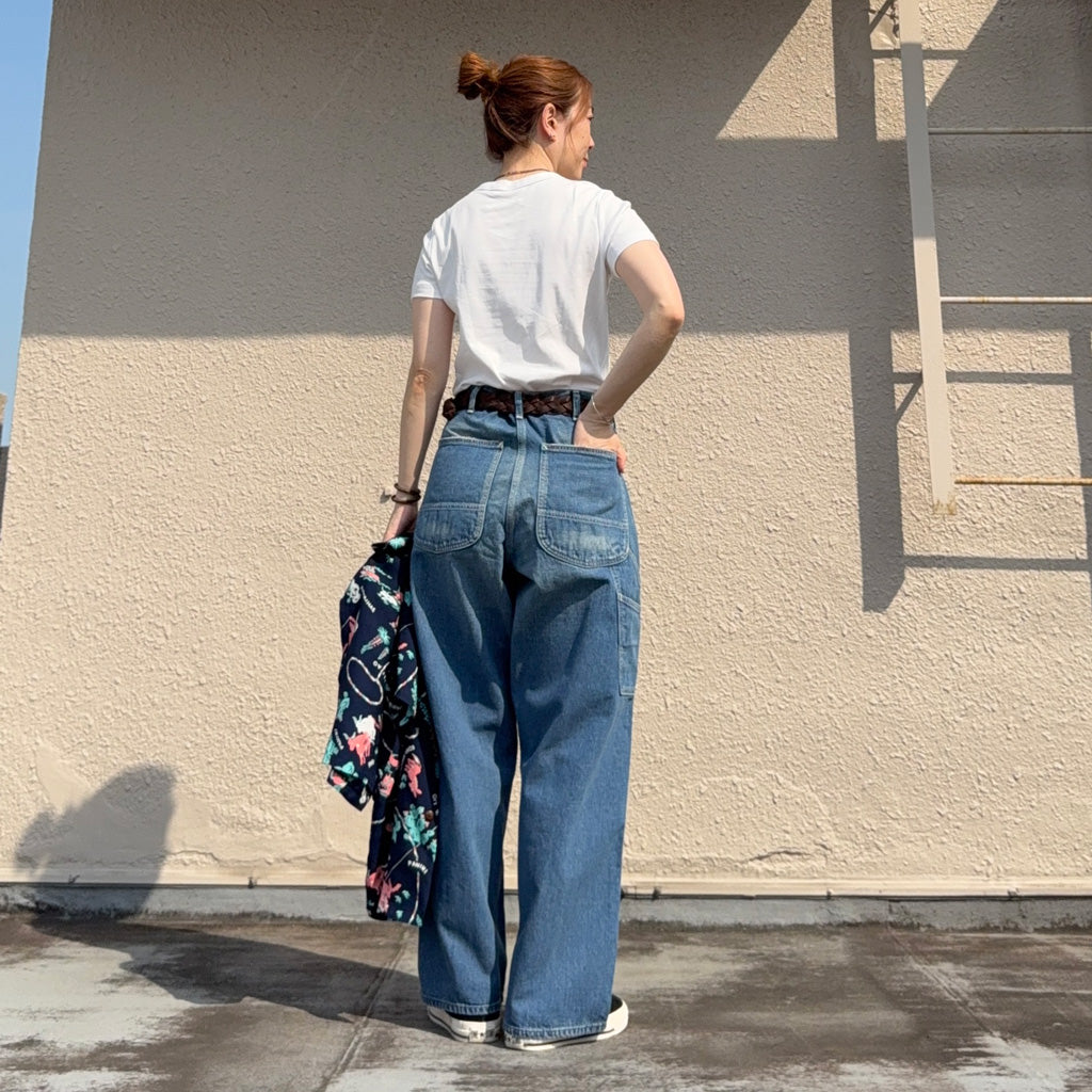 orSlow : WIDE FIT 30'S PAINTER PANTS (DENIM USED) (01-5126-95)