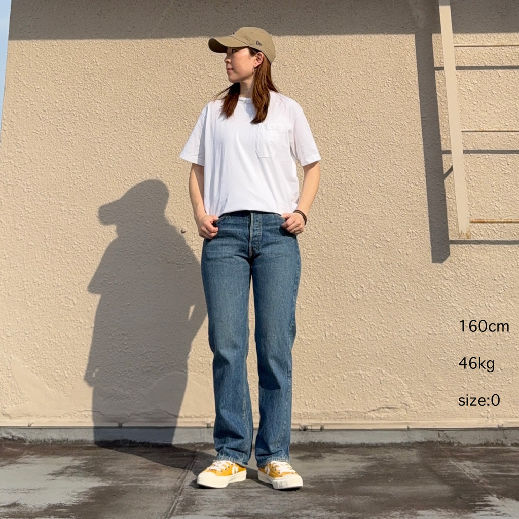 orSlow : SHORT LENGTH 105 STANDARD SELVEDGE DENIM (2YEAR WASH) (01-1050SL-84)