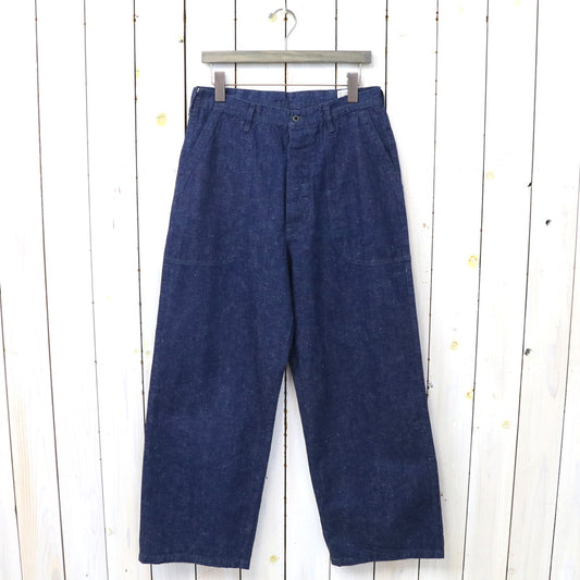 orSlow : WIDE FIT US NAVY DENIM UTILITY PANTS (ONE WASH)