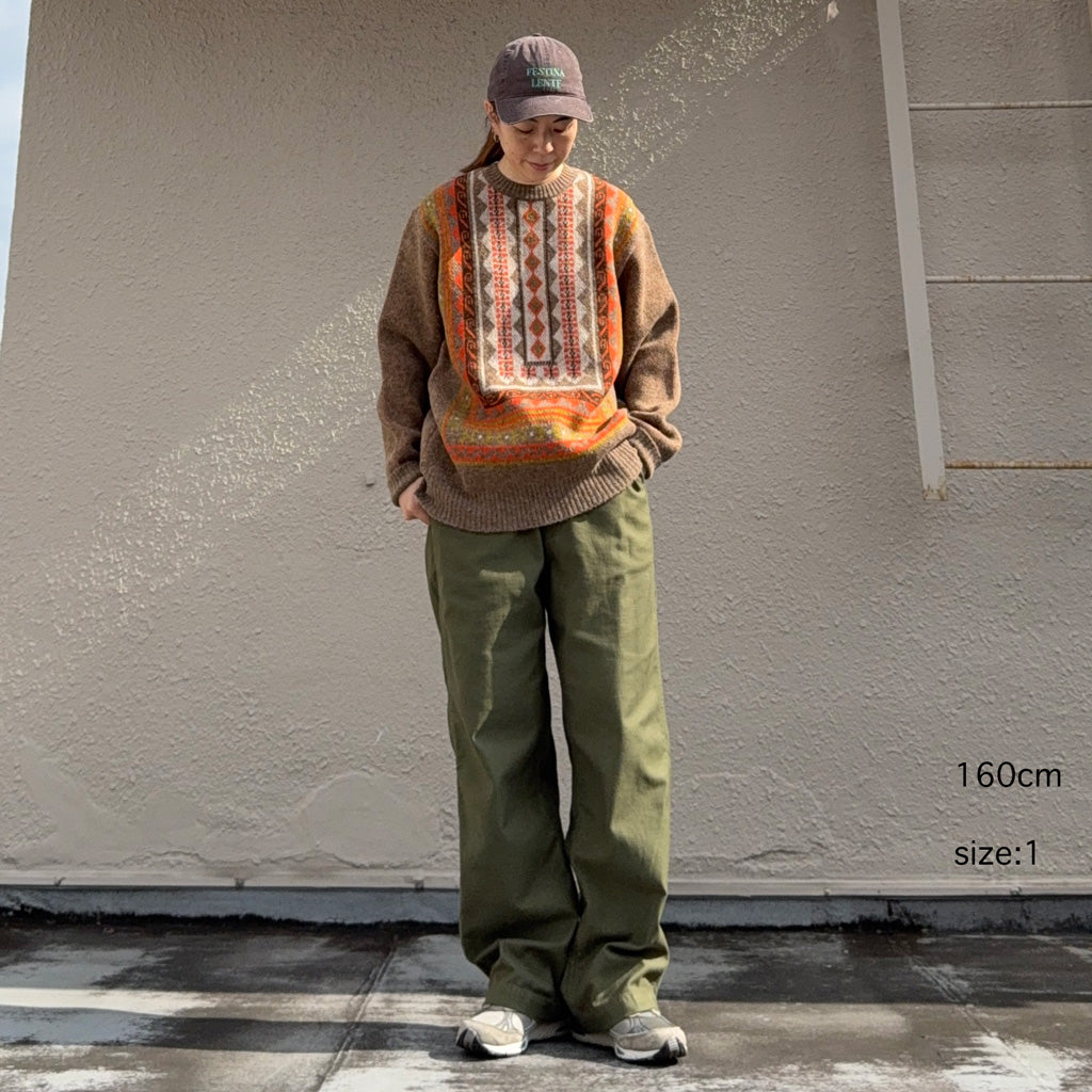 orSlow : WIDE FIT NEW YORKER (DARK OLIVE) (01-1021-77)