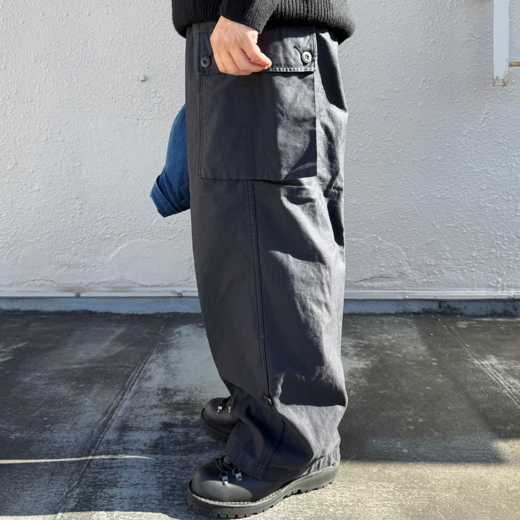orSlow : WIDE FIT CARGO PANTS (NAVY)