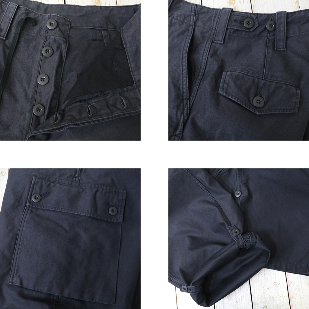orSlow : WIDE FIT CARGO PANTS (NAVY)