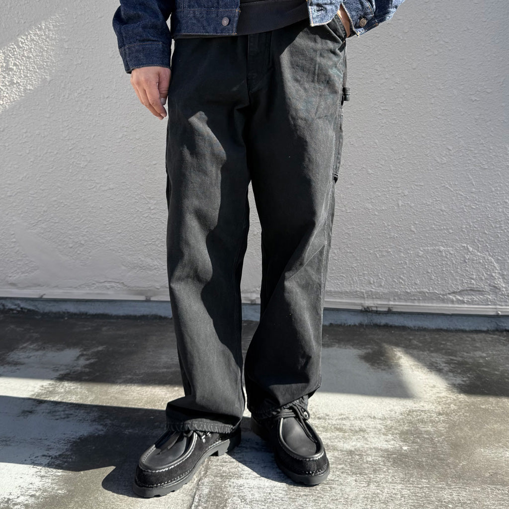 orSlow : DAD'S FIT OXFORD PAINTER PANTS (BLACK)