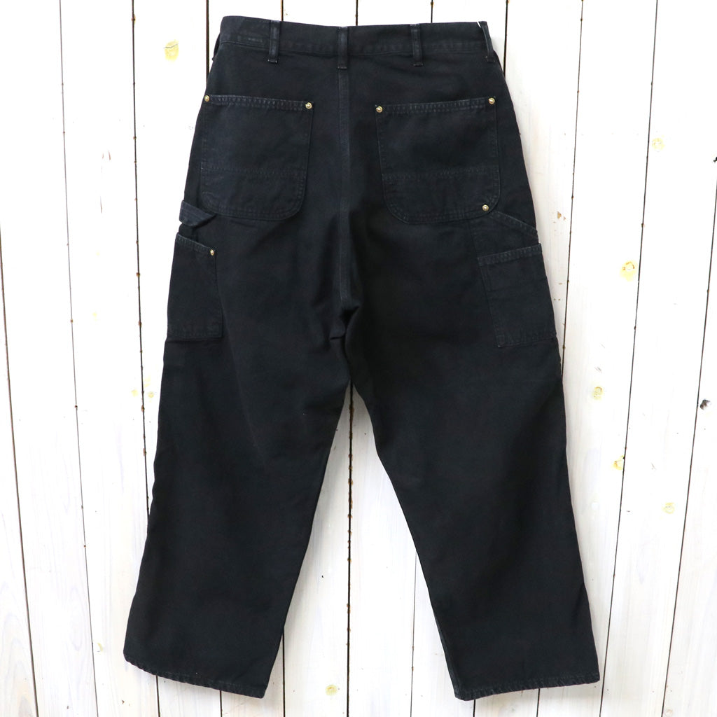 orSlow (オアスロウ) : DAD'S FIT OXFORD PAINTER PANTS (BLACK
