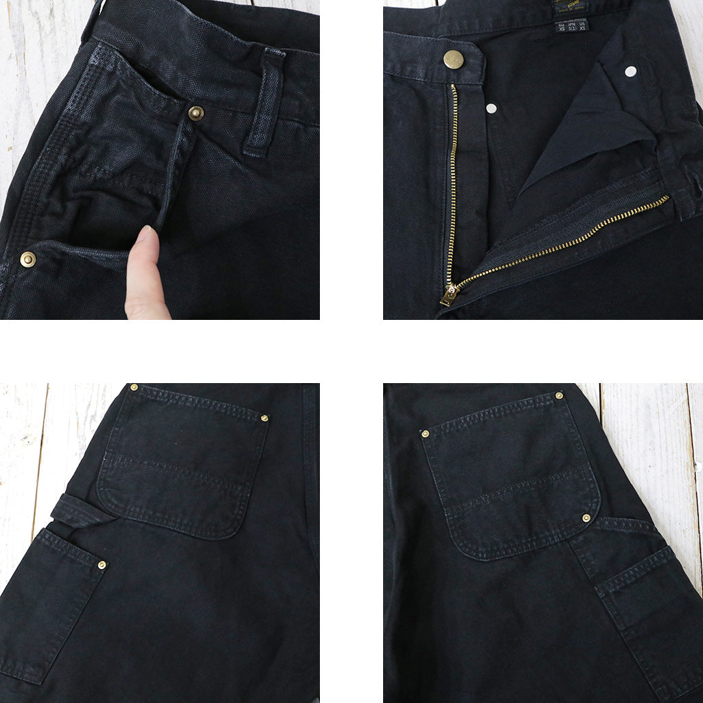 orSlow : DAD'S FIT OXFORD PAINTER PANTS (BLACK)