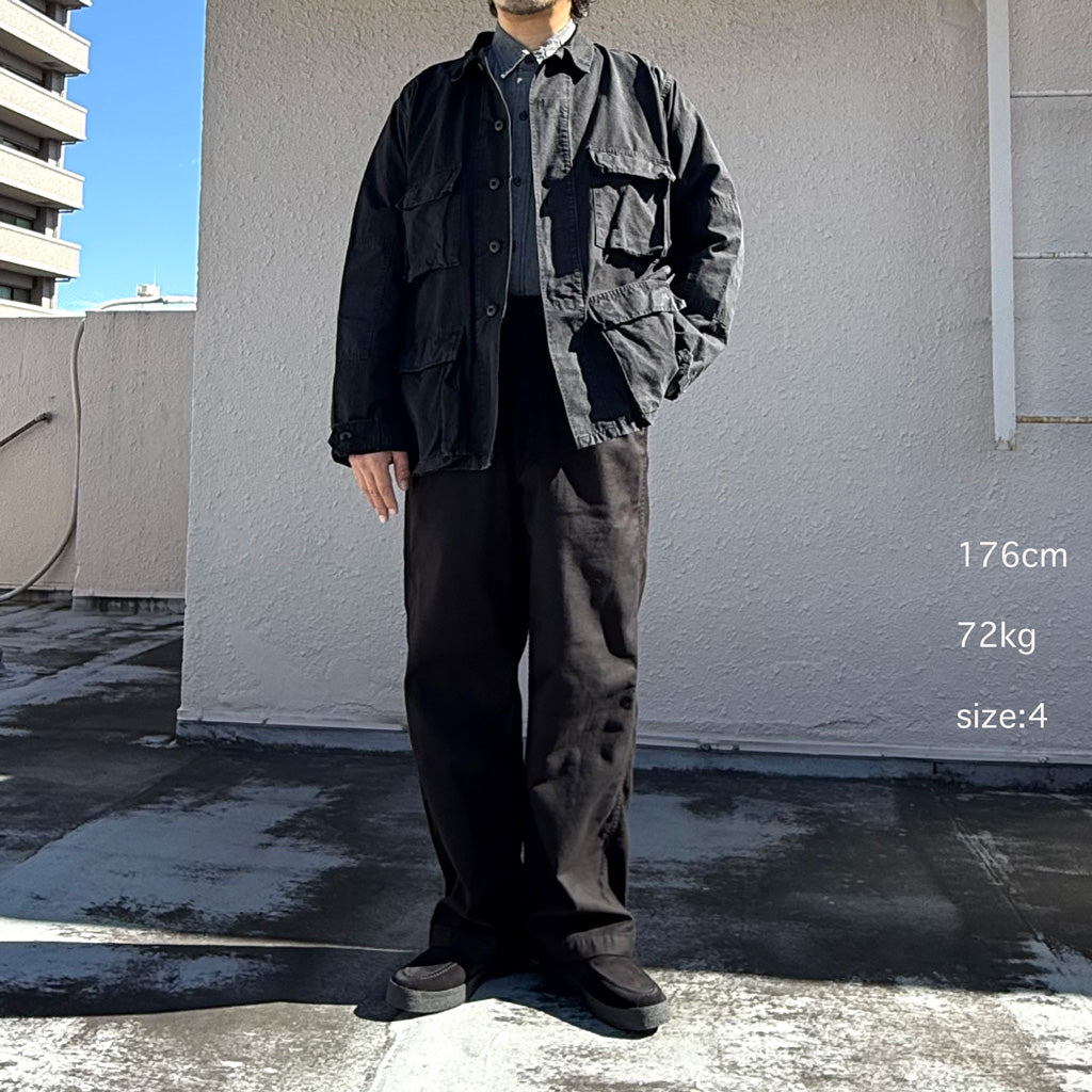 orSlow : STONE BLACK B.D.U JACKET (BLACK STONE)