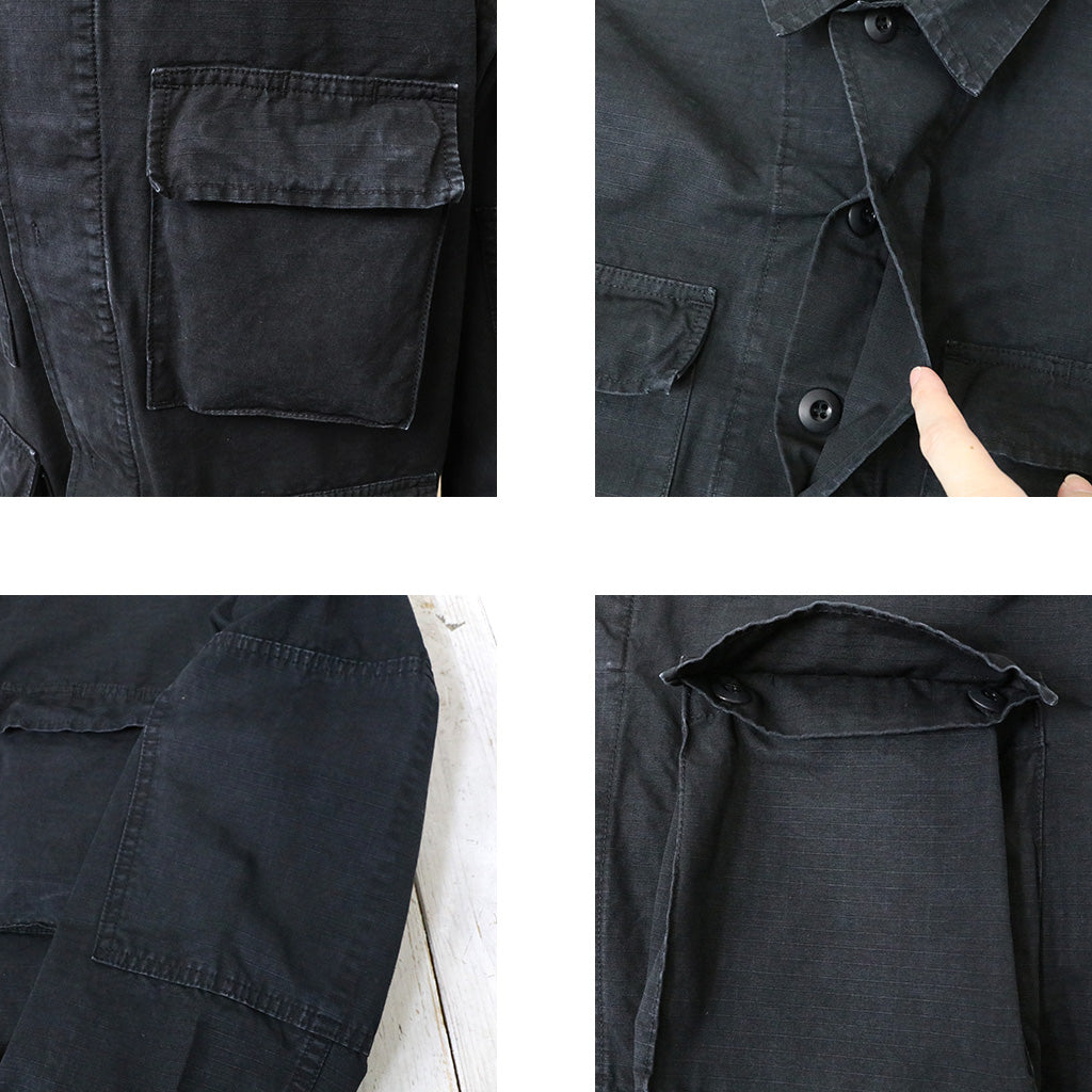 orSlow : STONE BLACK B.D.U JACKET (BLACK STONE) (01-6110-61S)