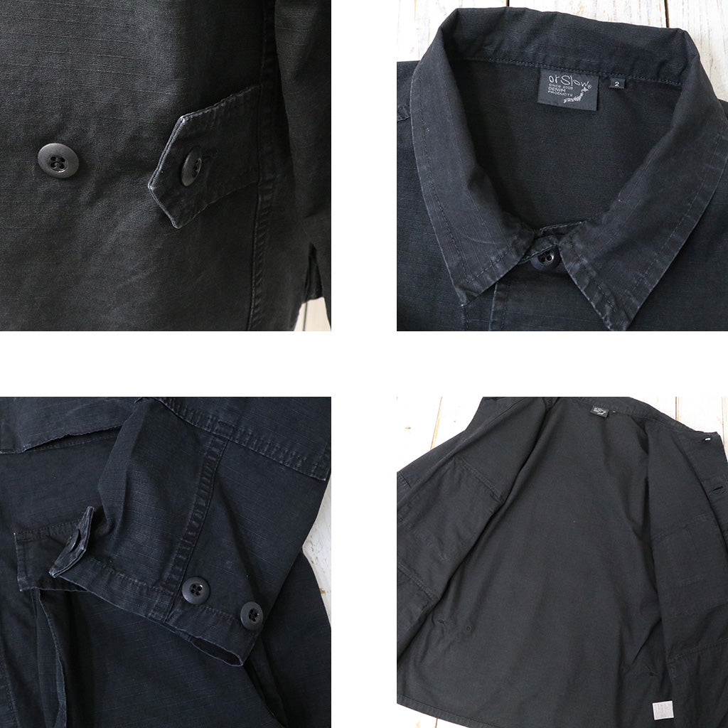 orSlow : STONE BLACK B.D.U JACKET (BLACK STONE)