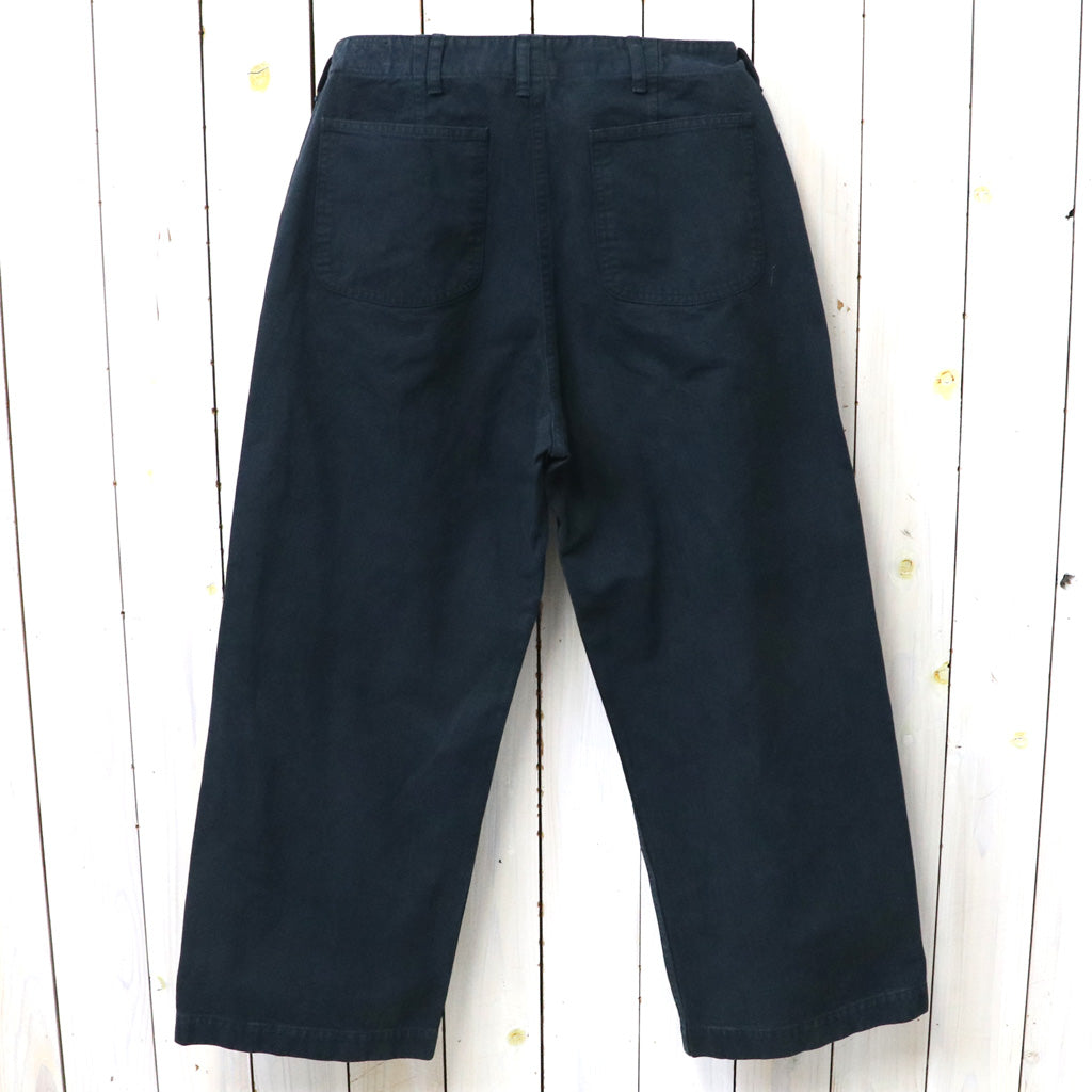 orSlow : USMC HERRINGBONE WIDE FIT UTILITY TROUSERS (BLACK)