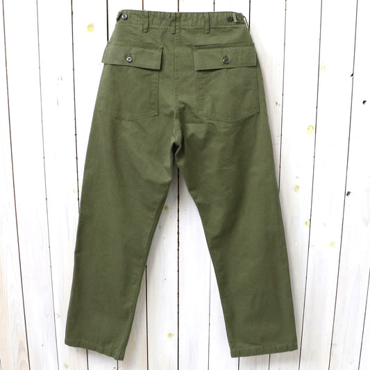orSlow : HERRINGBONE VINTAGE FIT FATIGUE PANTS (ARMY GREEN) (03-V5002-76)