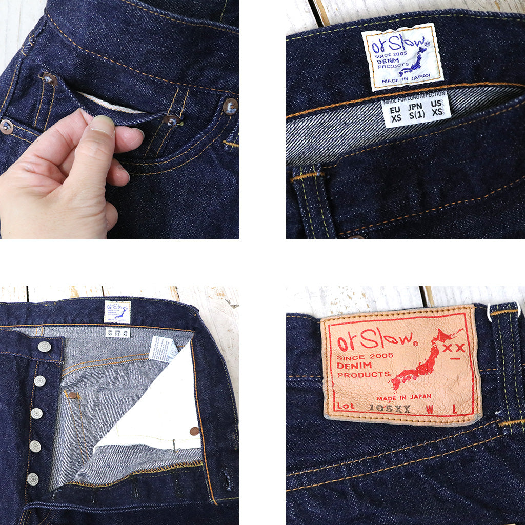 orSlow : 105XX THE 1950S SELVEDGE DENIM (ONE WASH) (01-1050XX-81)