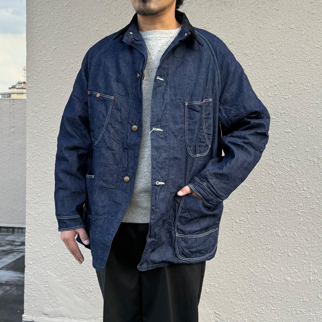 orSlow : WOOL LINER RELAX FIT DENIM COVERALL (ONE WASH)