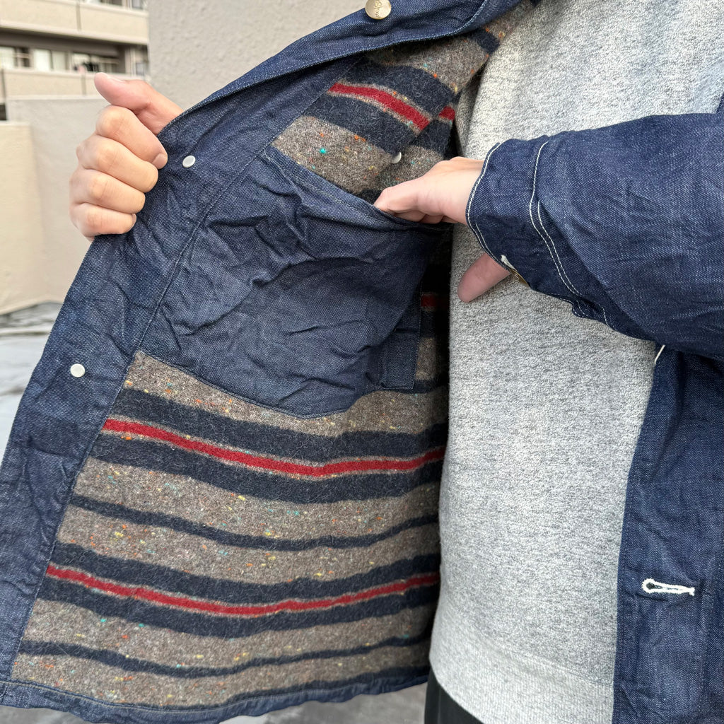 orSlow : WOOL LINER RELAX FIT DENIM COVERALL (ONE WASH)