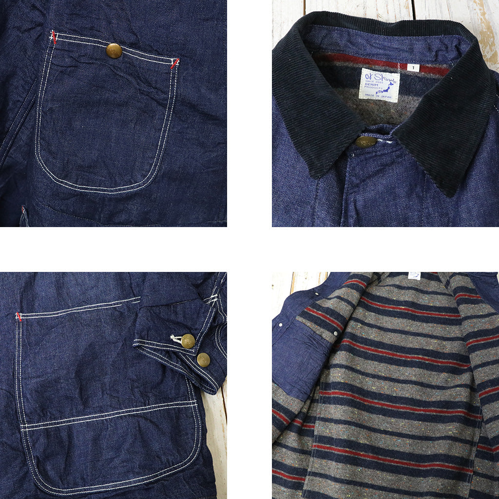 orSlow (オアスロウ) : WOOL LINER RELAX FIT DENIM COVERALL (ONE