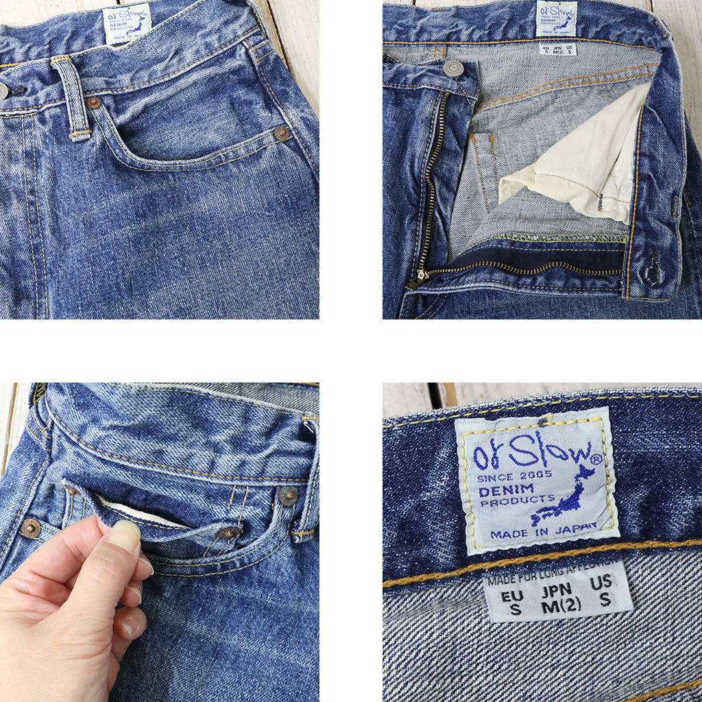 orSlow : 60'S SELVEDGE DENIM JEANS(ZIPPER FLY) (2 YEAR WASH) (00-L105-84)