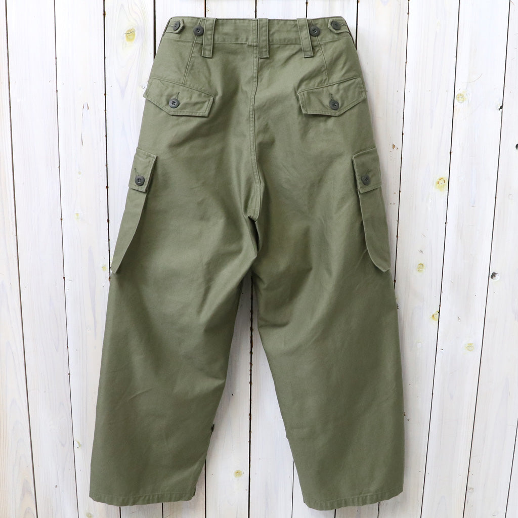 【SALE40%OFF】orSlow : WIDE FIT CARGO PANTS (ARMY GREEN)