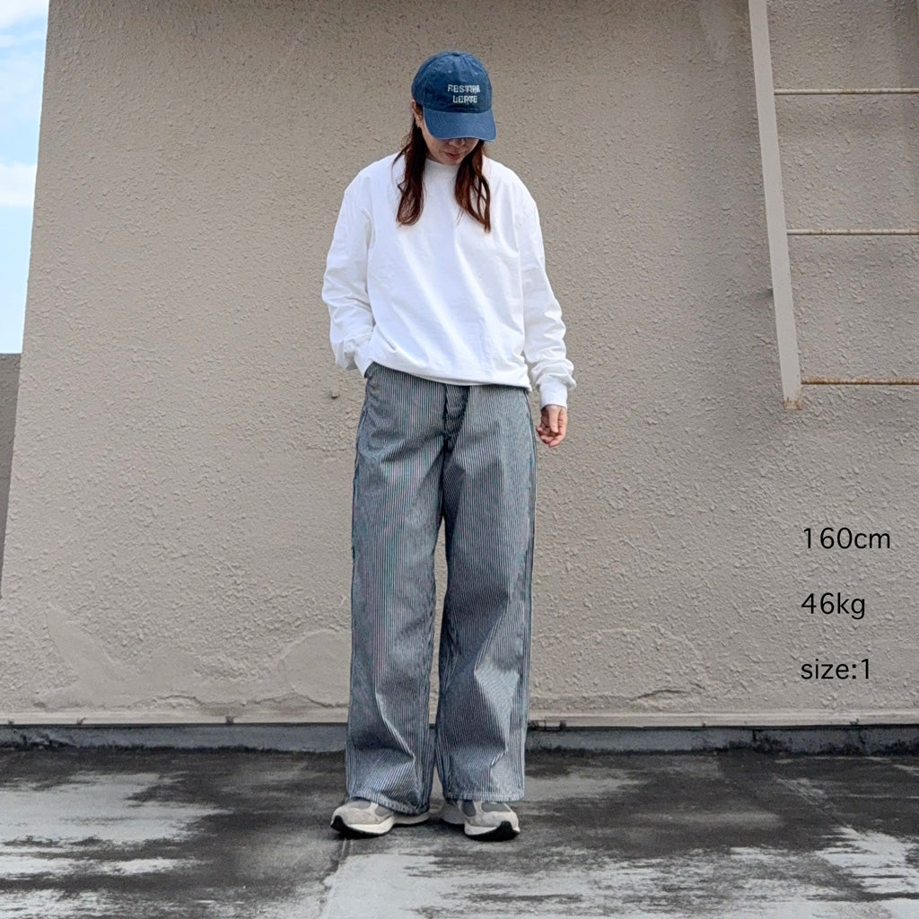 orSlow : WIDE FIT 30'S HICKORY PAINTER PANTS (HICKORY)