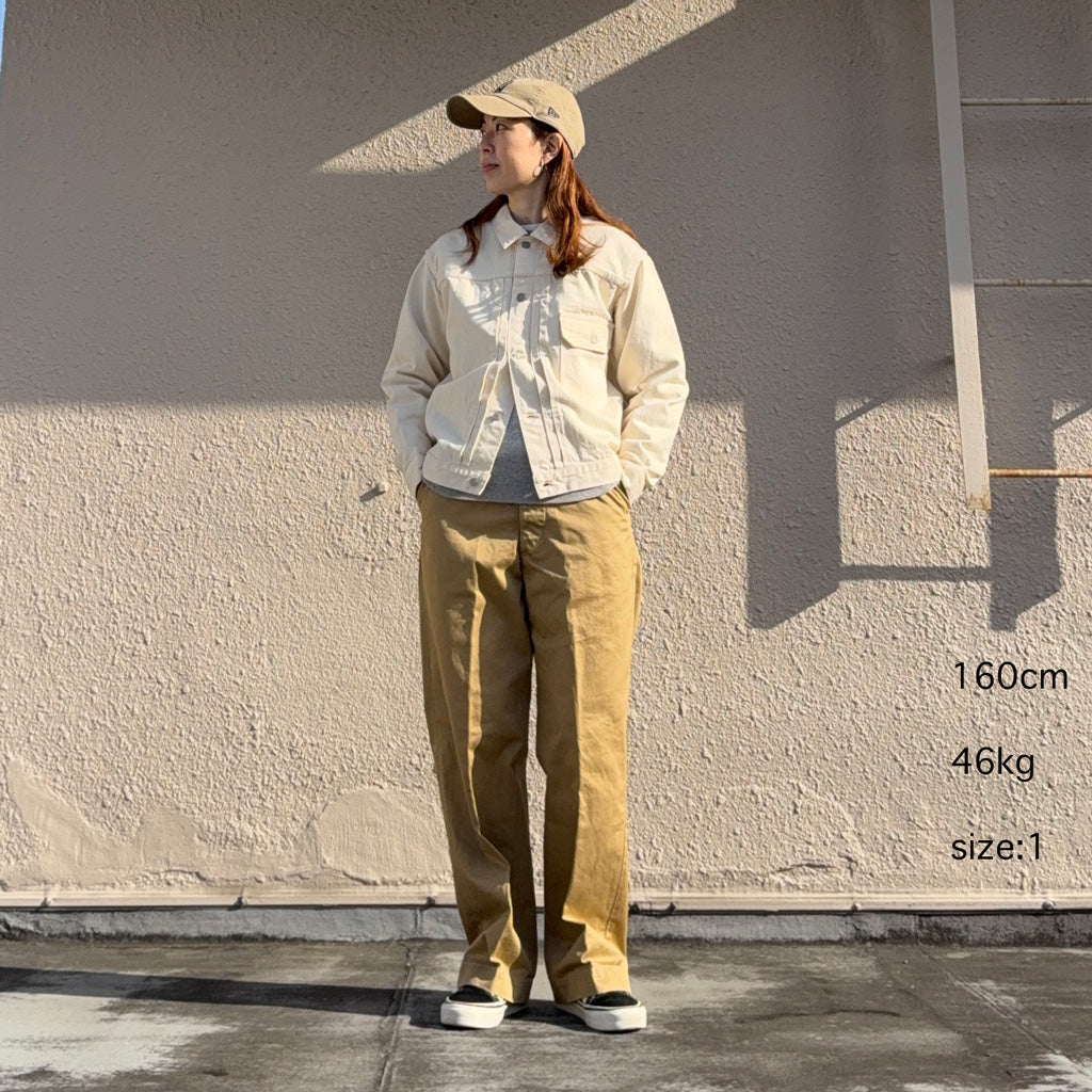 orSlow : VINTAGE FIT ARMY TROUSERS (DARK KHAKI)