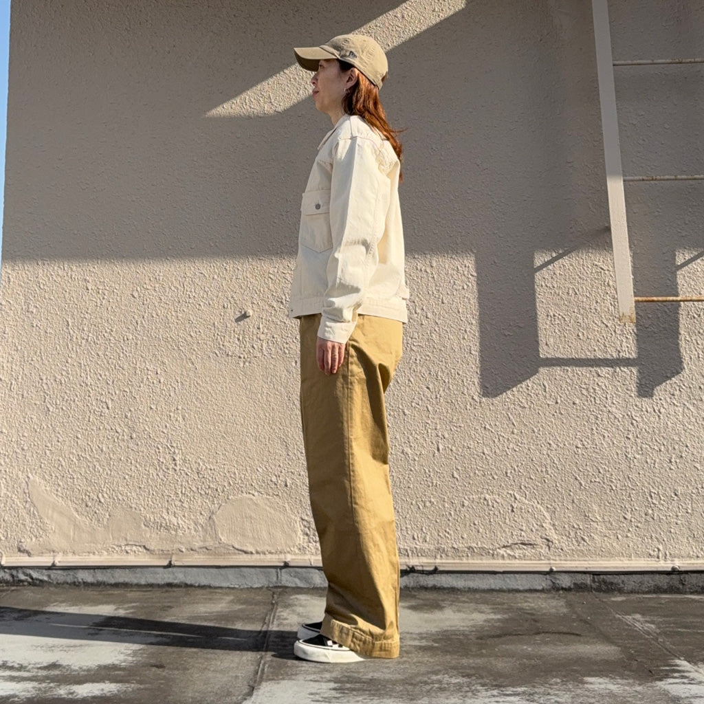 orSlow : TYPE1 40'S PLEATED FRONT BLOUSE KINARI (03-6011-66)