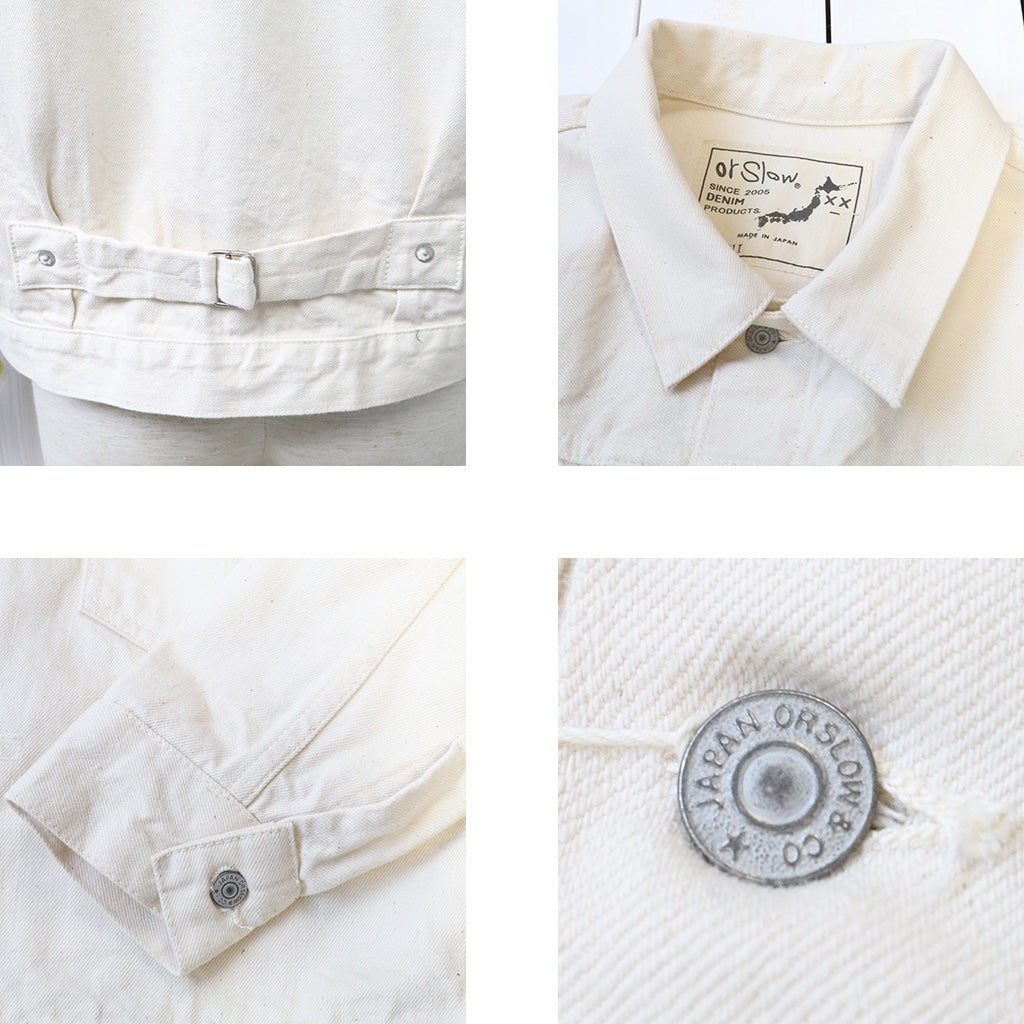 orSlow : TYPE1 40'S PLEATED FRONT BLOUSE KINARI (03-6011-66)