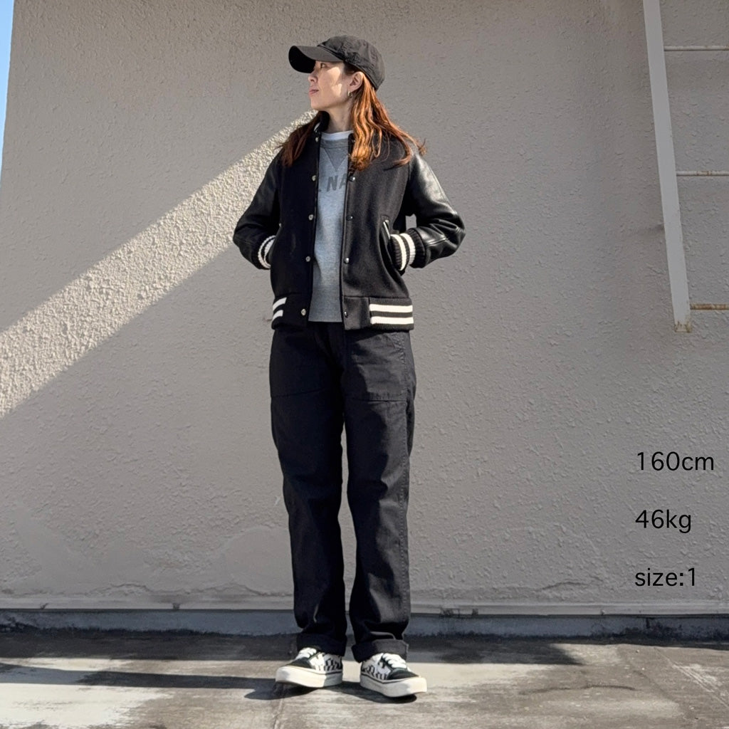 orSlow : SLIM FIT FATIGUE PANTS (BLACK) (01-5032-J61)