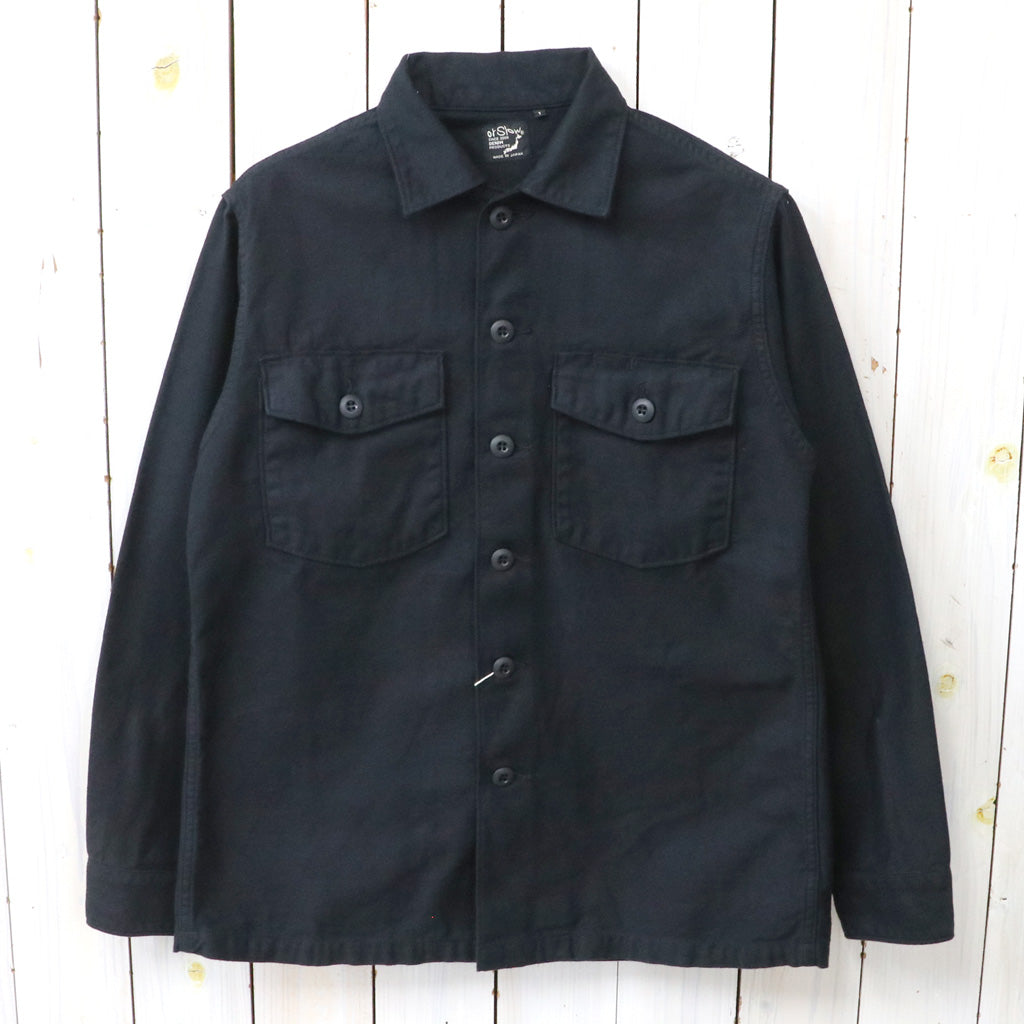 orSlow : U.S ARMY FATIGUE SHIRT (BLACK) (03-8045-J61)