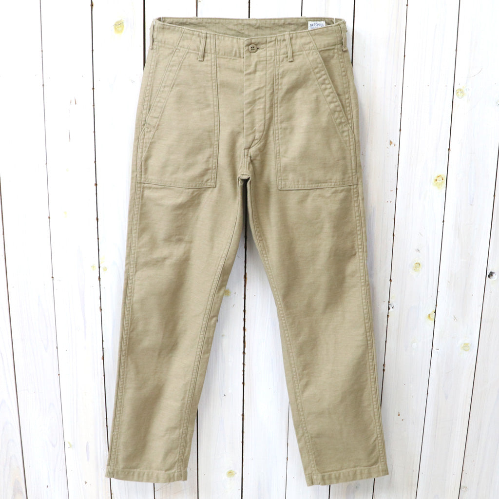 orSlow : SLIM FIT FATIGUE PANTS (SAND BEIGE) (01-5032-72)