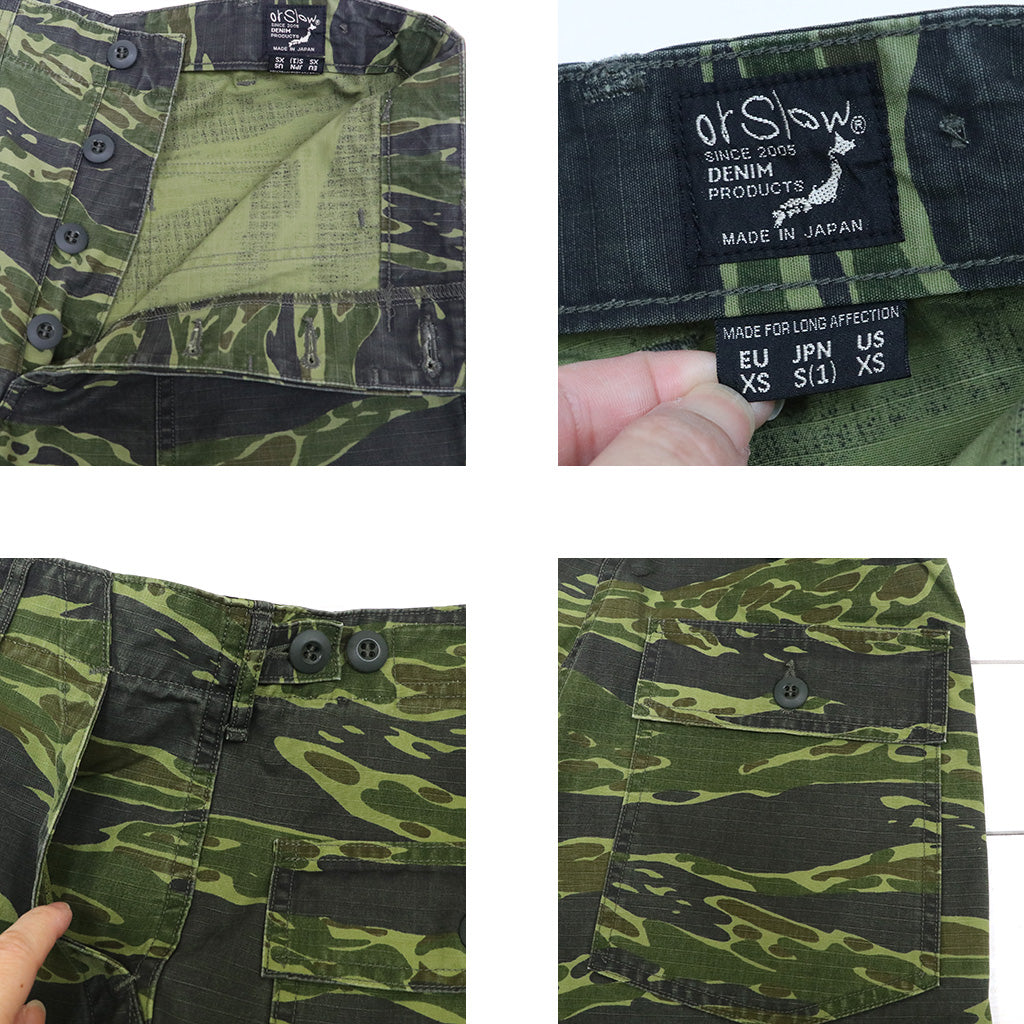 orSlow : U.S ARMY FATIGUE PANTS (TIGER CAMO) (01-5002-TGC)