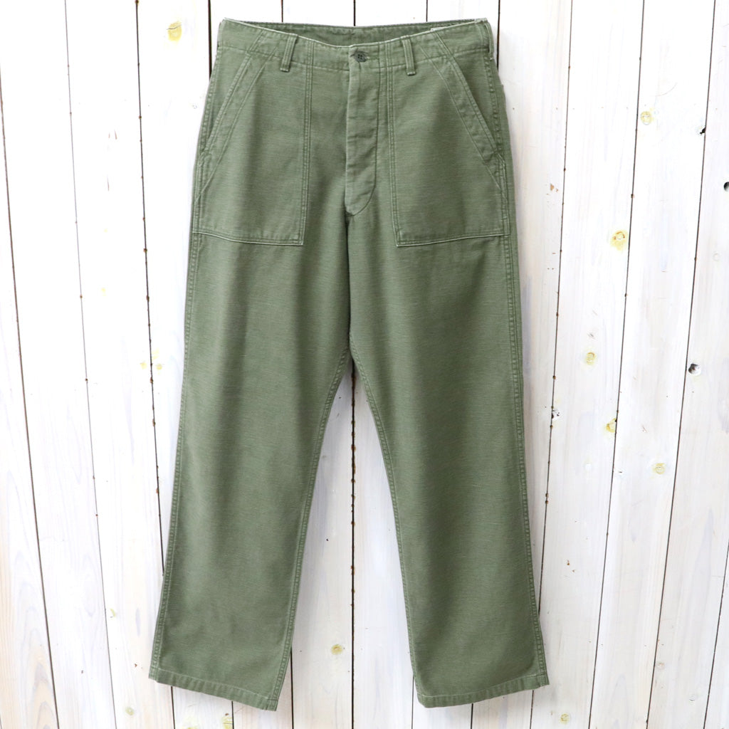 orSlow : REAL USED WASH VINTAGE FIT FATIGUE PANTS (DARK OLIVE STONE) (03-V5002-77S)