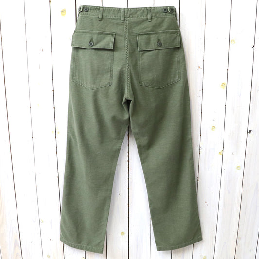 orSlow : REAL USED WASH VINTAGE FIT FATIGUE PANTS (DARK OLIVE STONE) (03-V5002-77S)