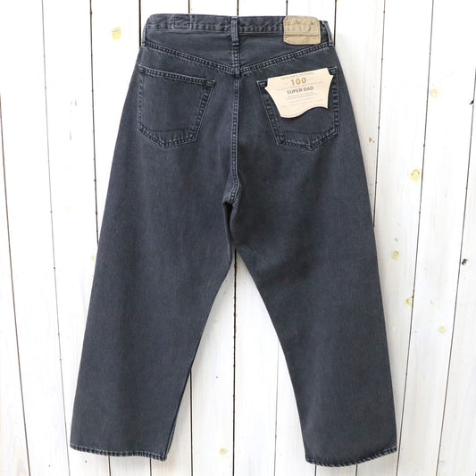 orSlow : SUPER DAD'S DENIM PANTS (BLACK DENIM STONE) (01-1100W-D61S)