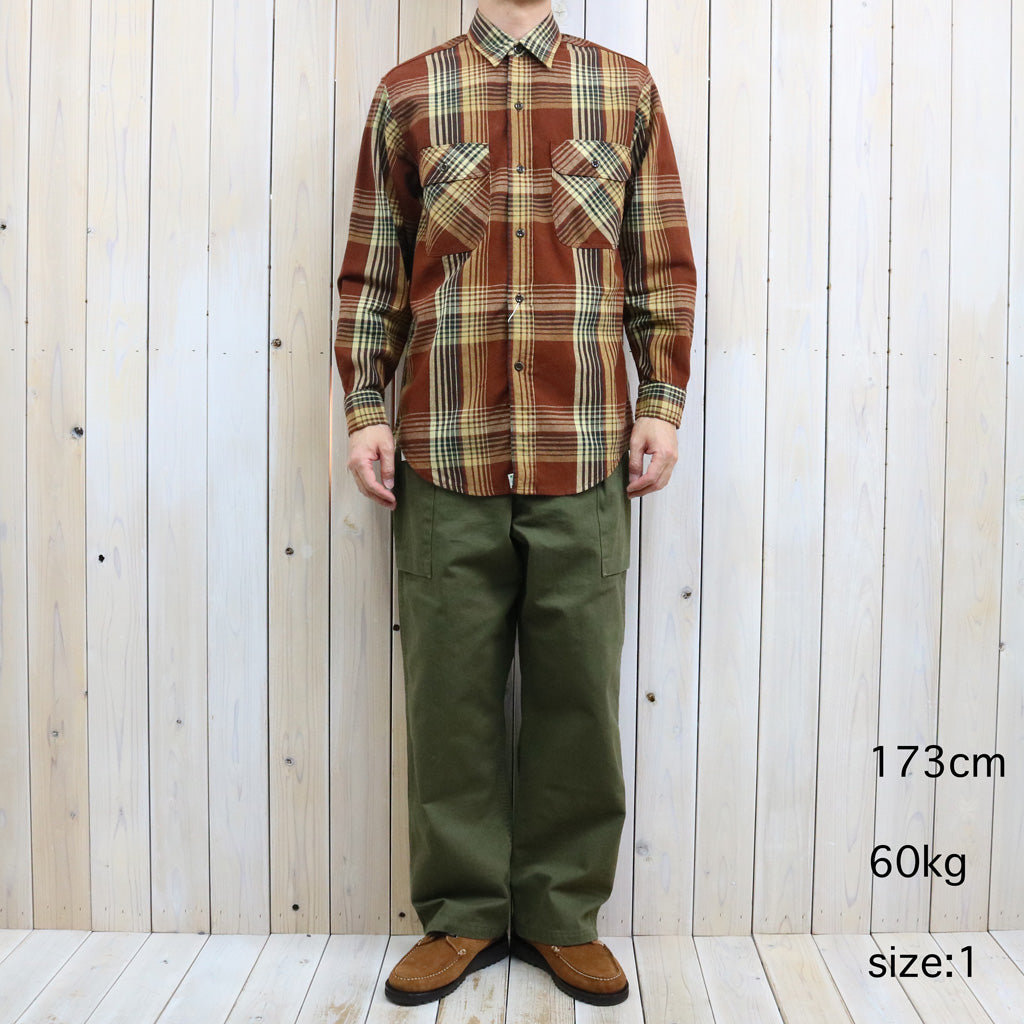 orSlow : ORIGINAL CHECK WORK SHIRT WITH FLAP POCKET (01-8064-C53)