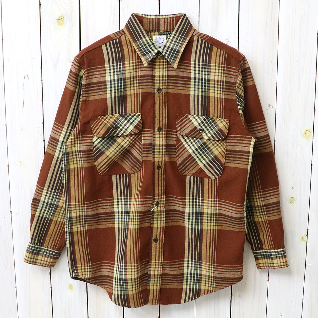 orSlow : ORIGINAL CHECK WORK SHIRT WITH FLAP POCKET (01-8064-C53)