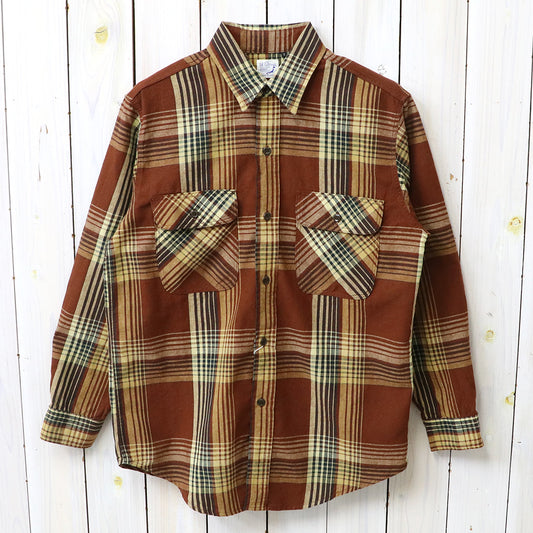 orSlow : ORIGINAL CHECK WORK SHIRT WITH FLAP POCKET (01-8064-C53)