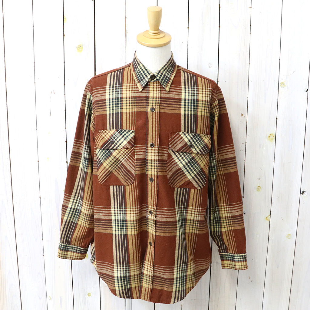 orSlow : ORIGINAL CHECK WORK SHIRT WITH FLAP POCKET (01-8064-C53)
