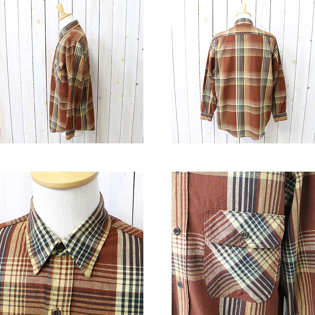 orSlow : ORIGINAL CHECK WORK SHIRT WITH FLAP POCKET (01-8064-C53)