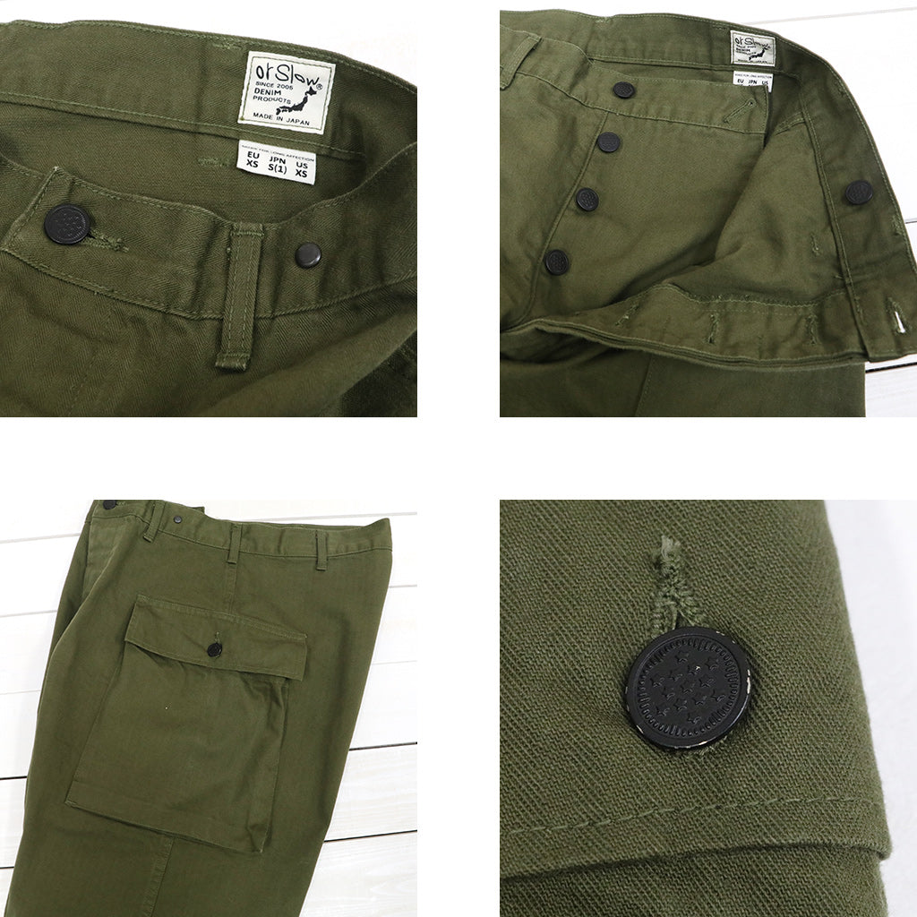 orSlow : U.S ARMY 2 POCKET CARGO (ARMY GREEN) (03-5250-76)