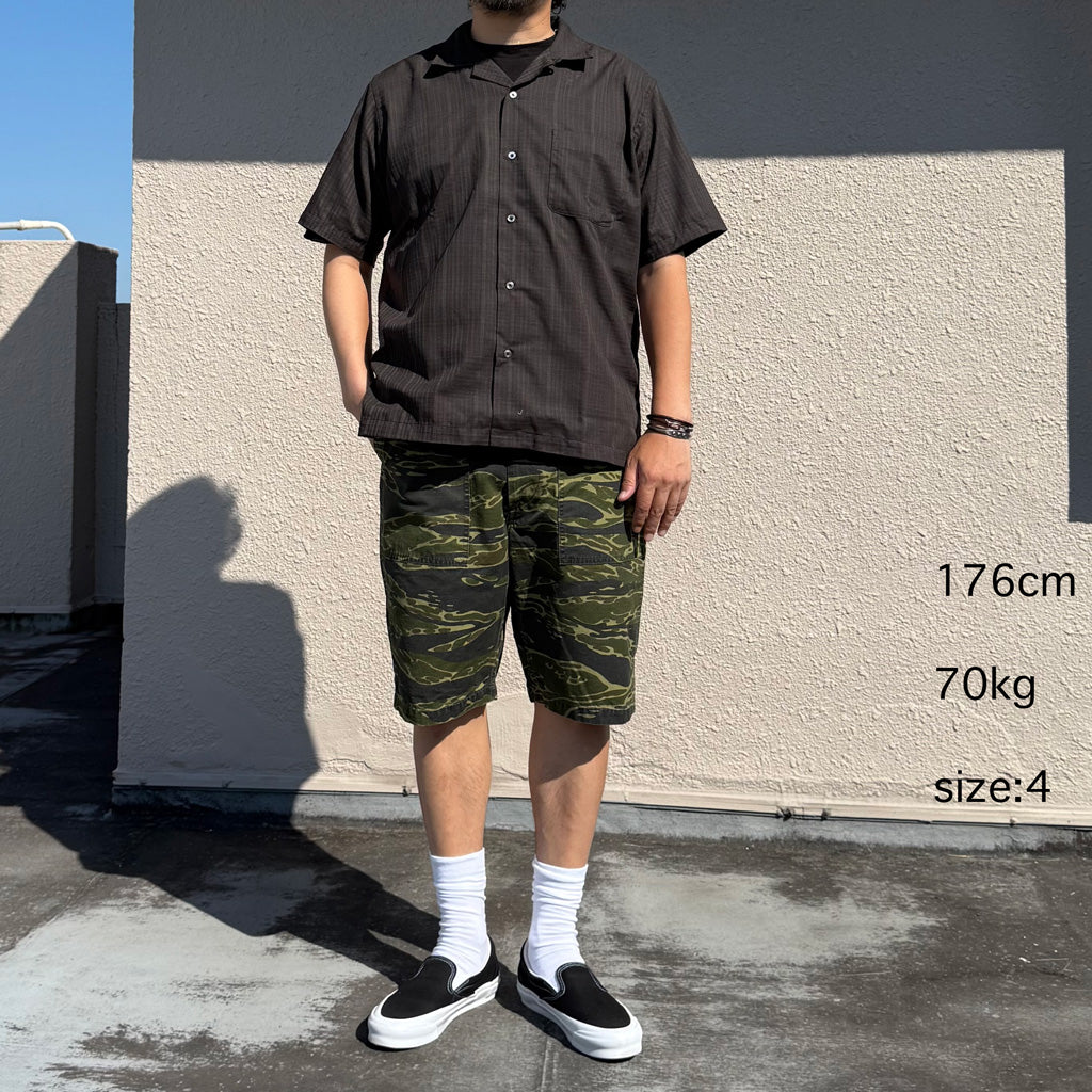 orSlow : U.S ARMY FATIGUE SHORTS (TIGER CAMO) (01-7002-TGC)