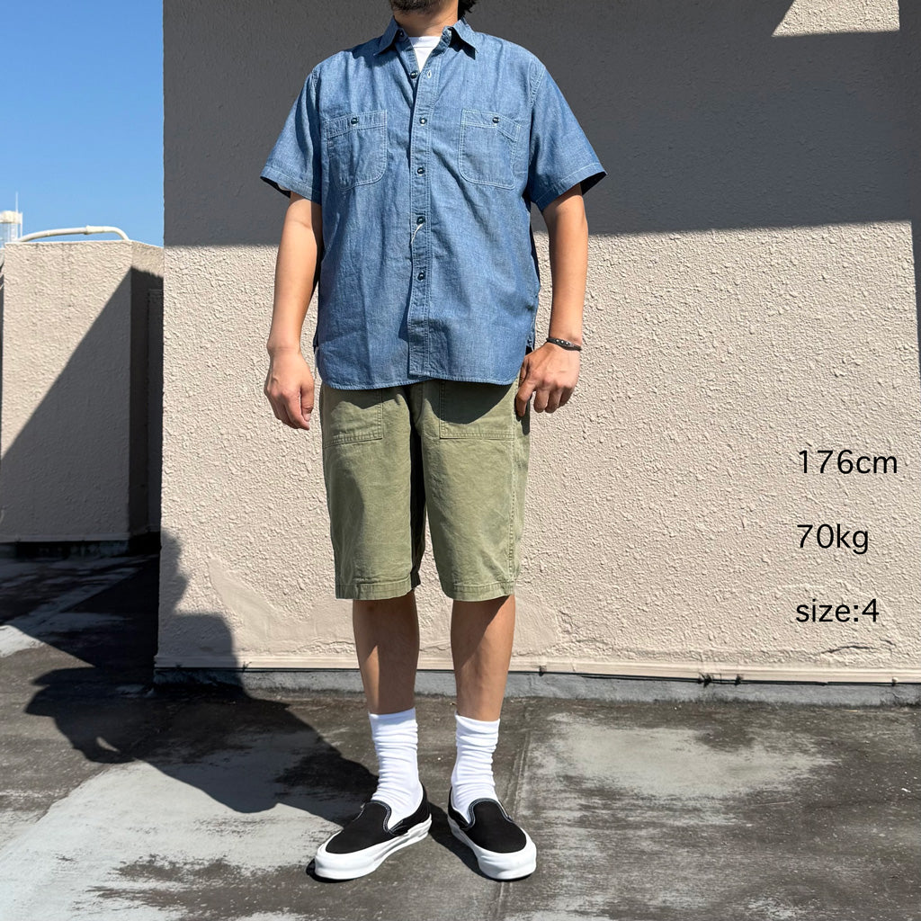 orSlow : SUMMER FATIGUE SHORTS (GREEN) (01-7103-M16)