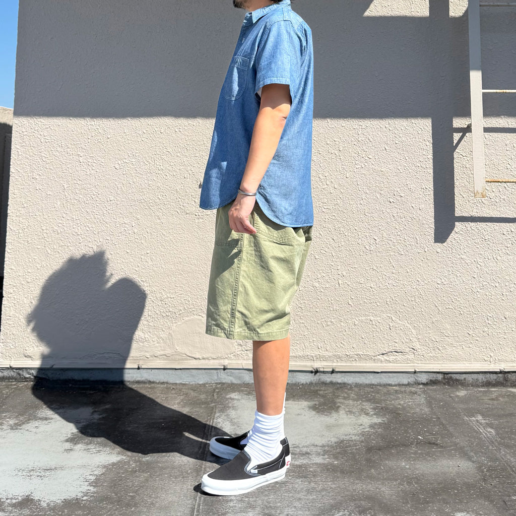 orSlow : SUMMER FATIGUE SHORTS (GREEN) (01-7103-M16)