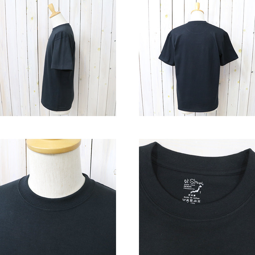 orSlow : JUST T-SHIRT (BLACK) (01-0018-61)