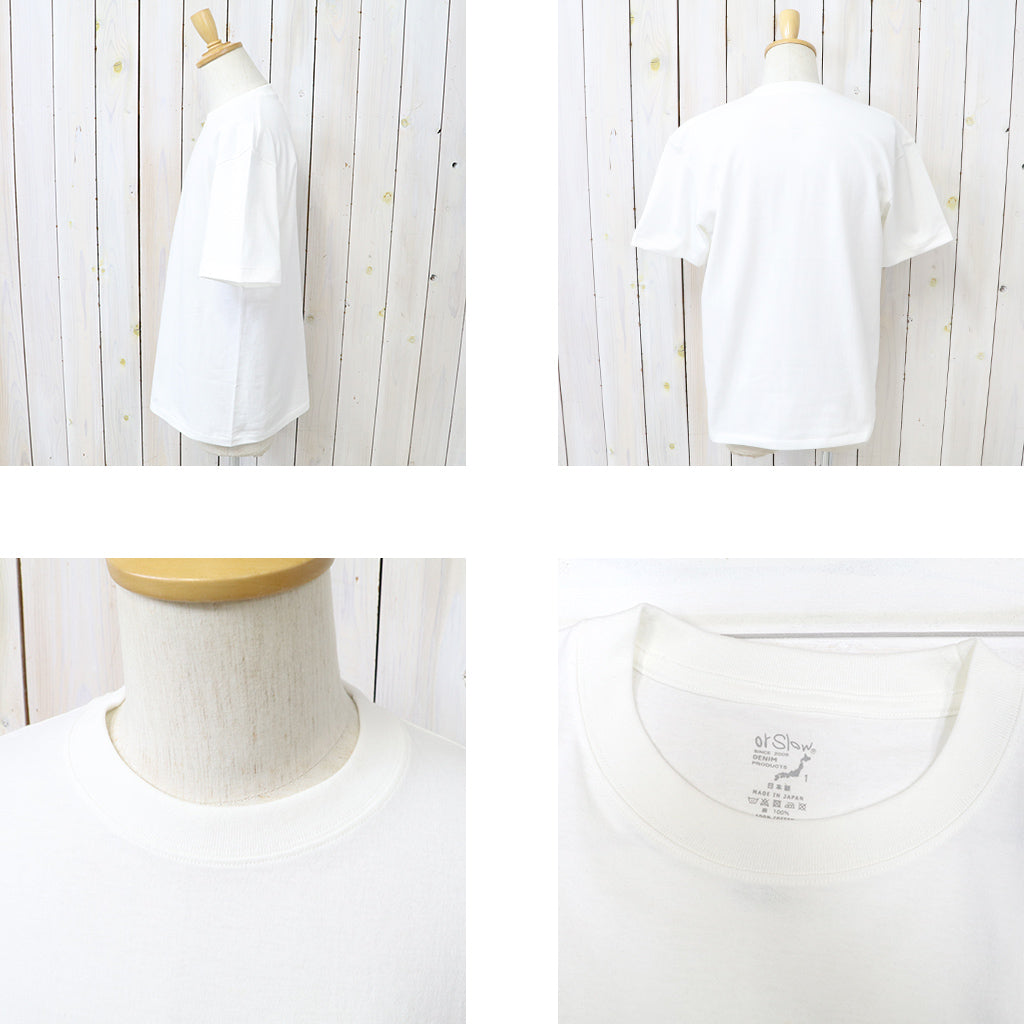 orSlow : JUST T-SHIRT (WHITE) (01-0018-69)