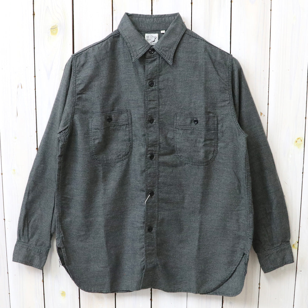 orSlow : RELAXED FIT MELANGE FLANNEL SHIRT (01-8270-160)