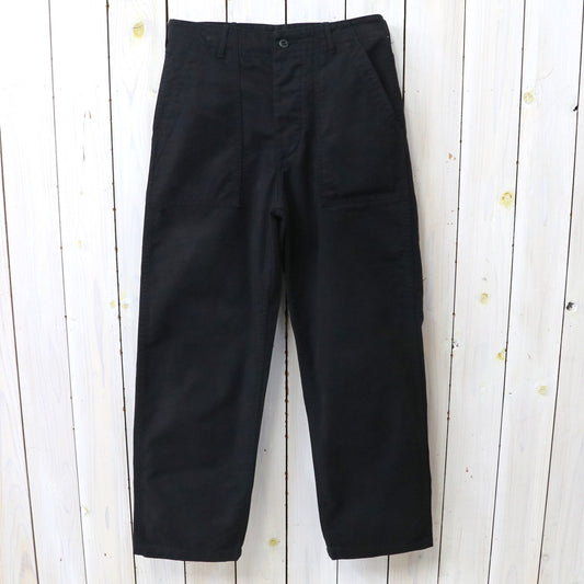 orSlow : BRUSHED SERGE FATIGUE PANTS (BLACK) (01-5002-B61)