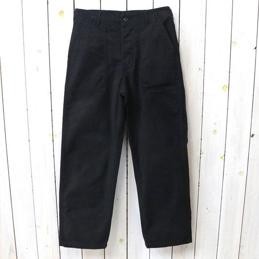 orSlow : BRUSHED SERGE FATIGUE PANTS (BLACK) (01-5002-B61)
