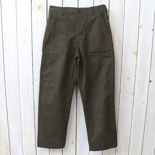 orSlow : BRUSHED SERGE FATIGUE PANTS (COFFEE BROWN) (01-5002-B52)