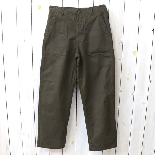 orSlow : BRUSHED SERGE FATIGUE PANTS (COFFEE BROWN) (01-5002-B52)