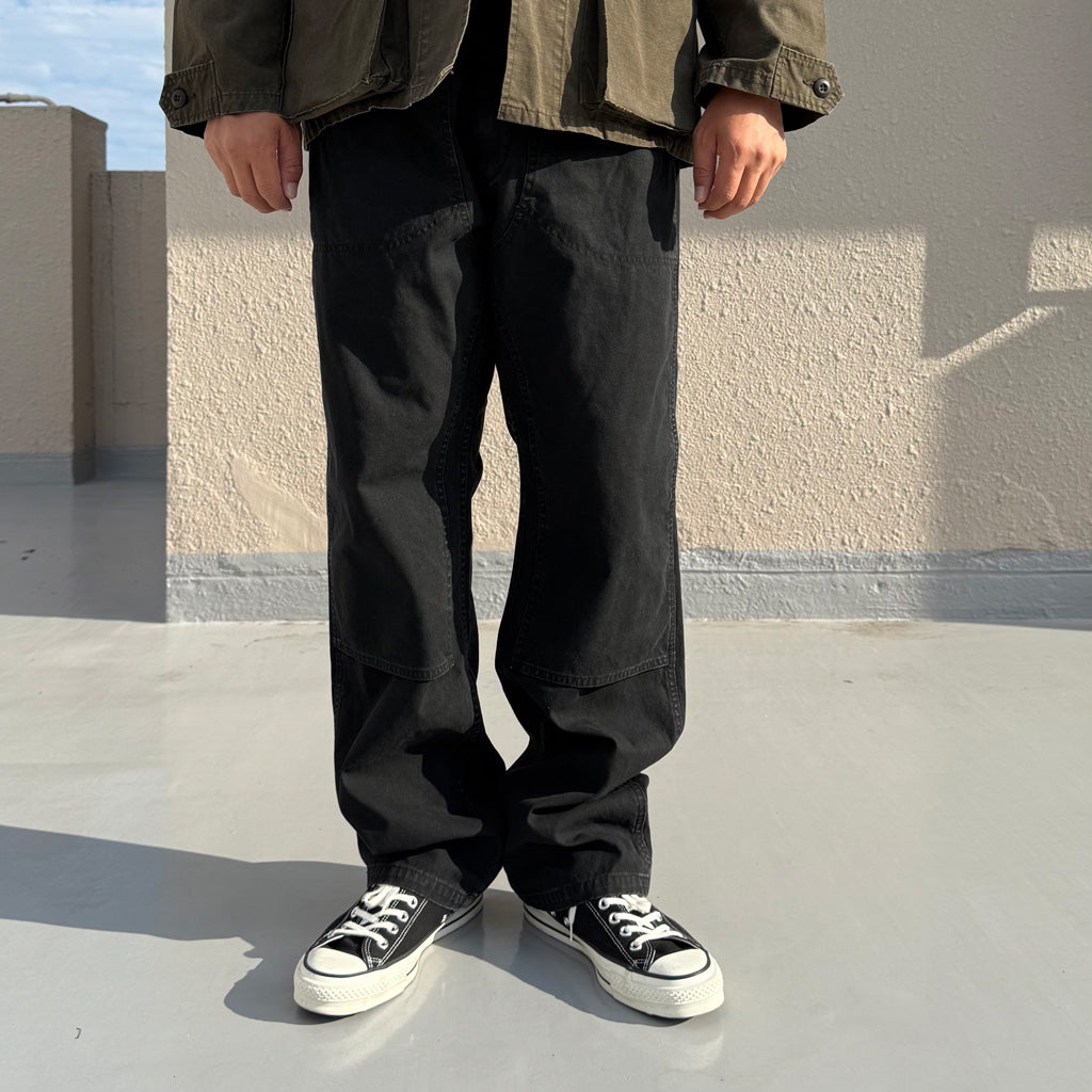 orSlow : DOUBLE KNEE CANVAS WORK TROUSERS (BLACK) (01-5329-61S)