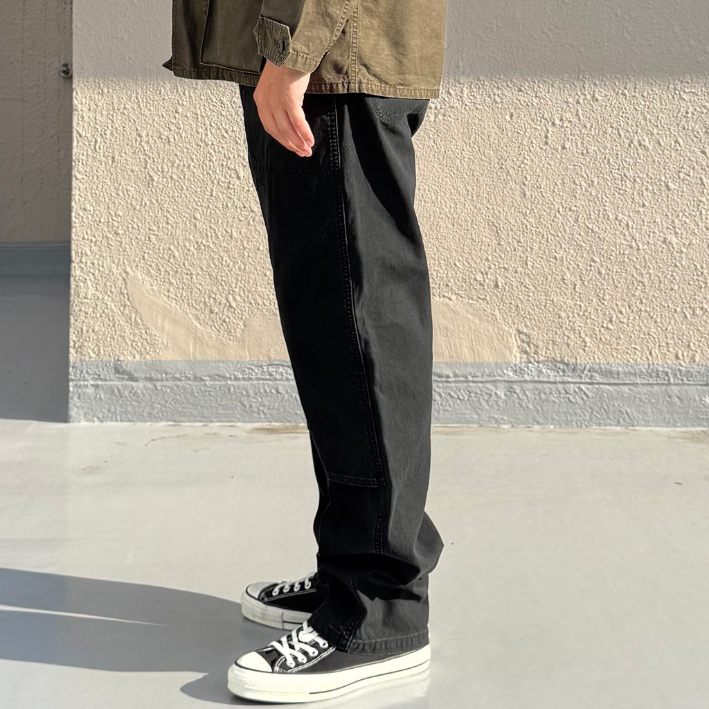 orSlow : DOUBLE KNEE CANVAS WORK TROUSERS (BLACK) (01-5329-61S)