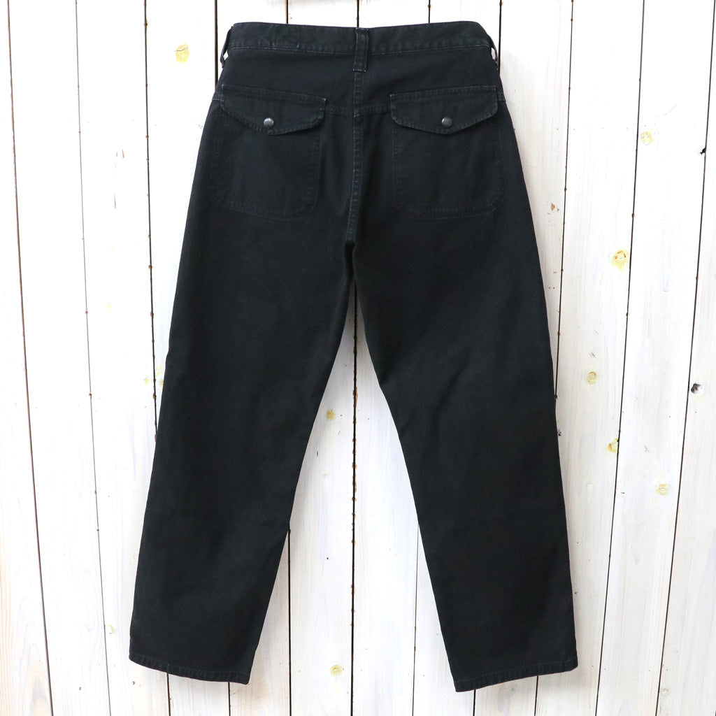 orSlow : DOUBLE KNEE CANVAS WORK TROUSERS (BLACK) (01-5329-61S)
